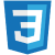 CSS 3 logo